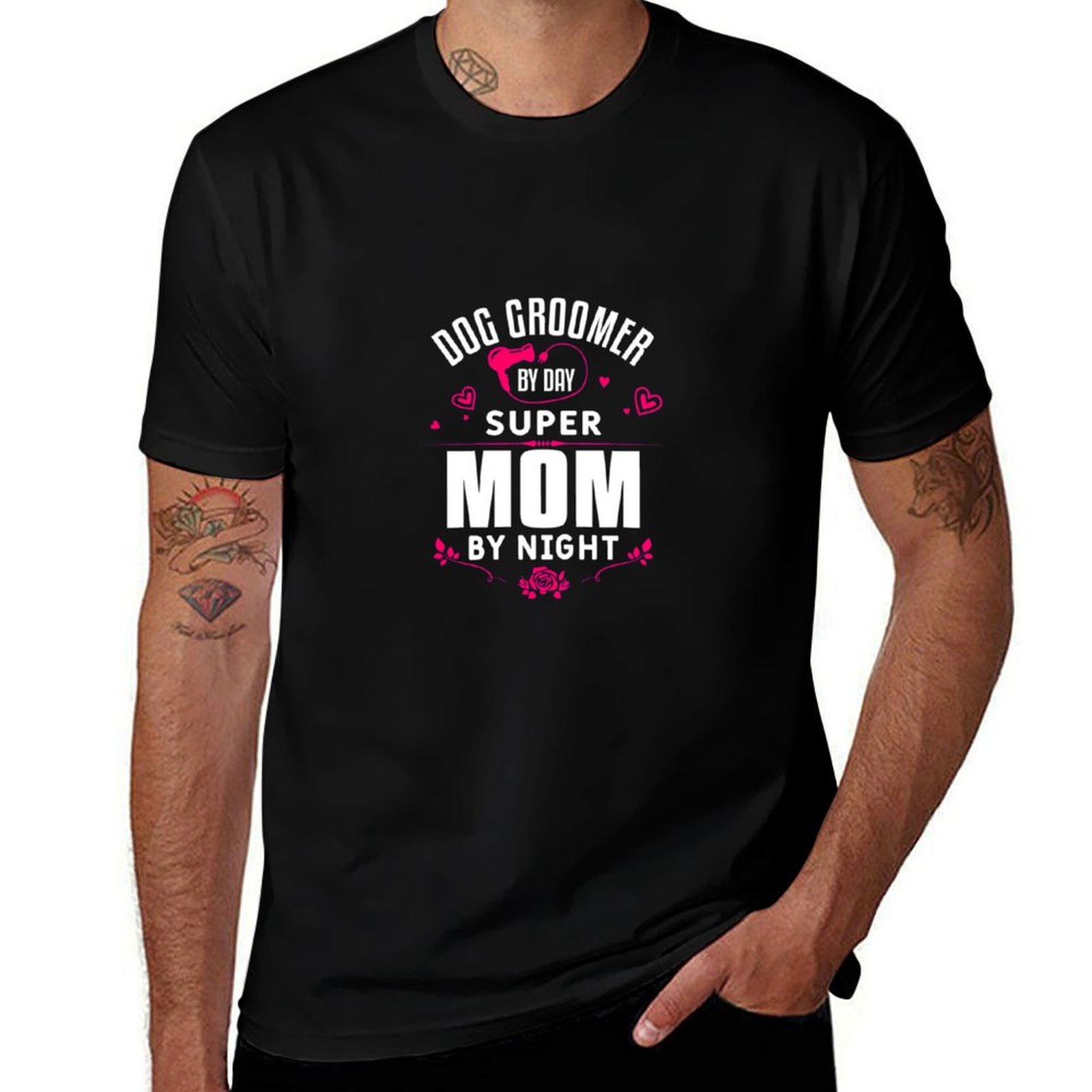 Men Grooming Quotes Short - Camiseta Engraçada com Citação sobre Cães