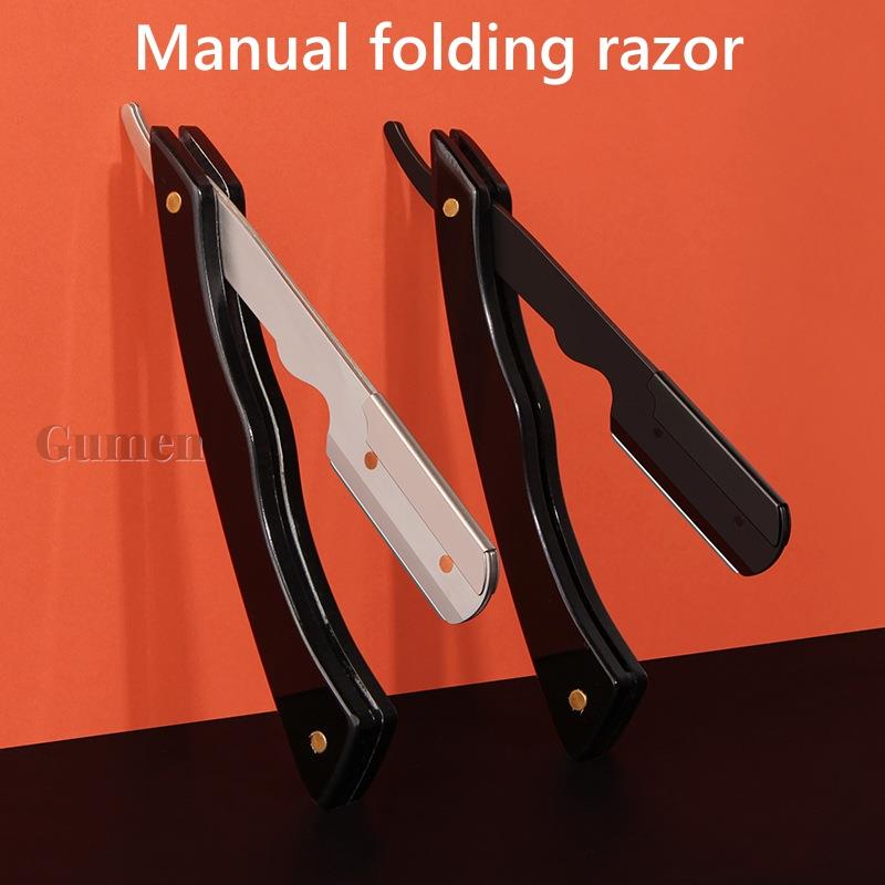 Straight Razor Safety - Manual de aço inoxidável em linha
