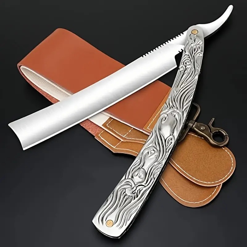 Straight Razor Safety - Navalha profissional de barbeiro com borda