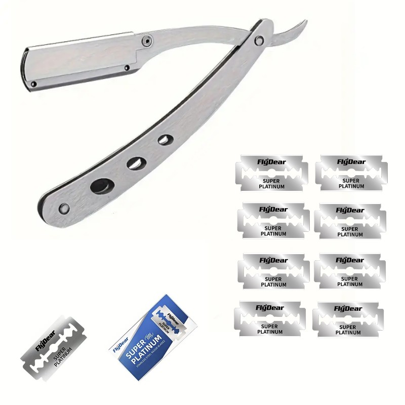 Straight Razor Safety - Navalha de Barbear Manual Dobrável de