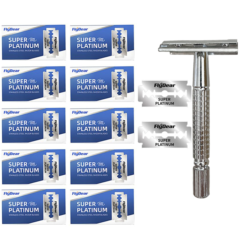 Straight Razor Safety - Clássico navalha lidar com suporte de