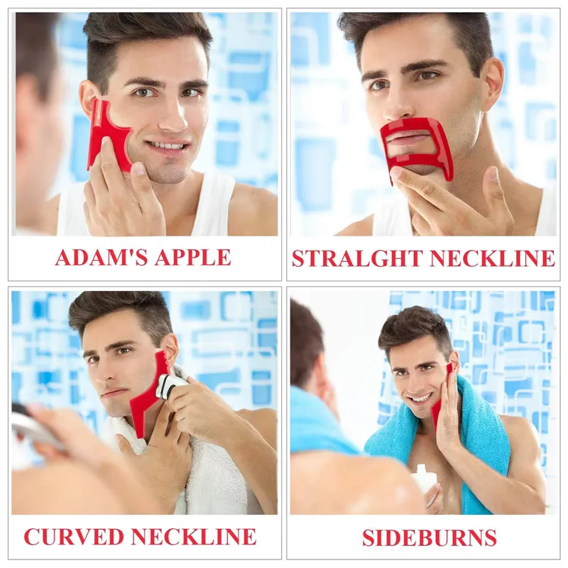 2/4 pçs pentes de barba dos ho - Men'S Grooming Haircut avaliação e preço