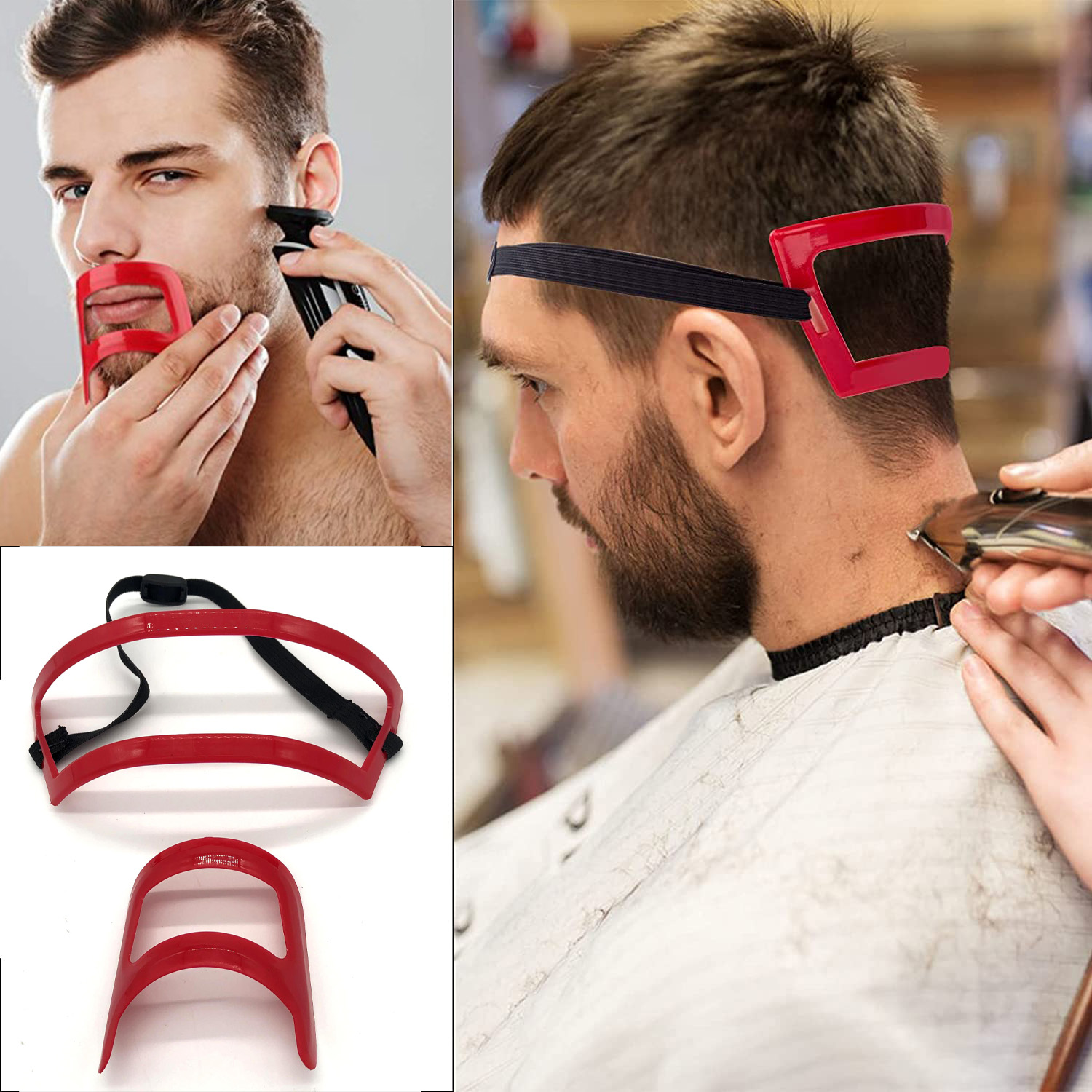 2/4 pçs pentes de barba dos ho - Men'S Grooming Haircut avaliação e preço