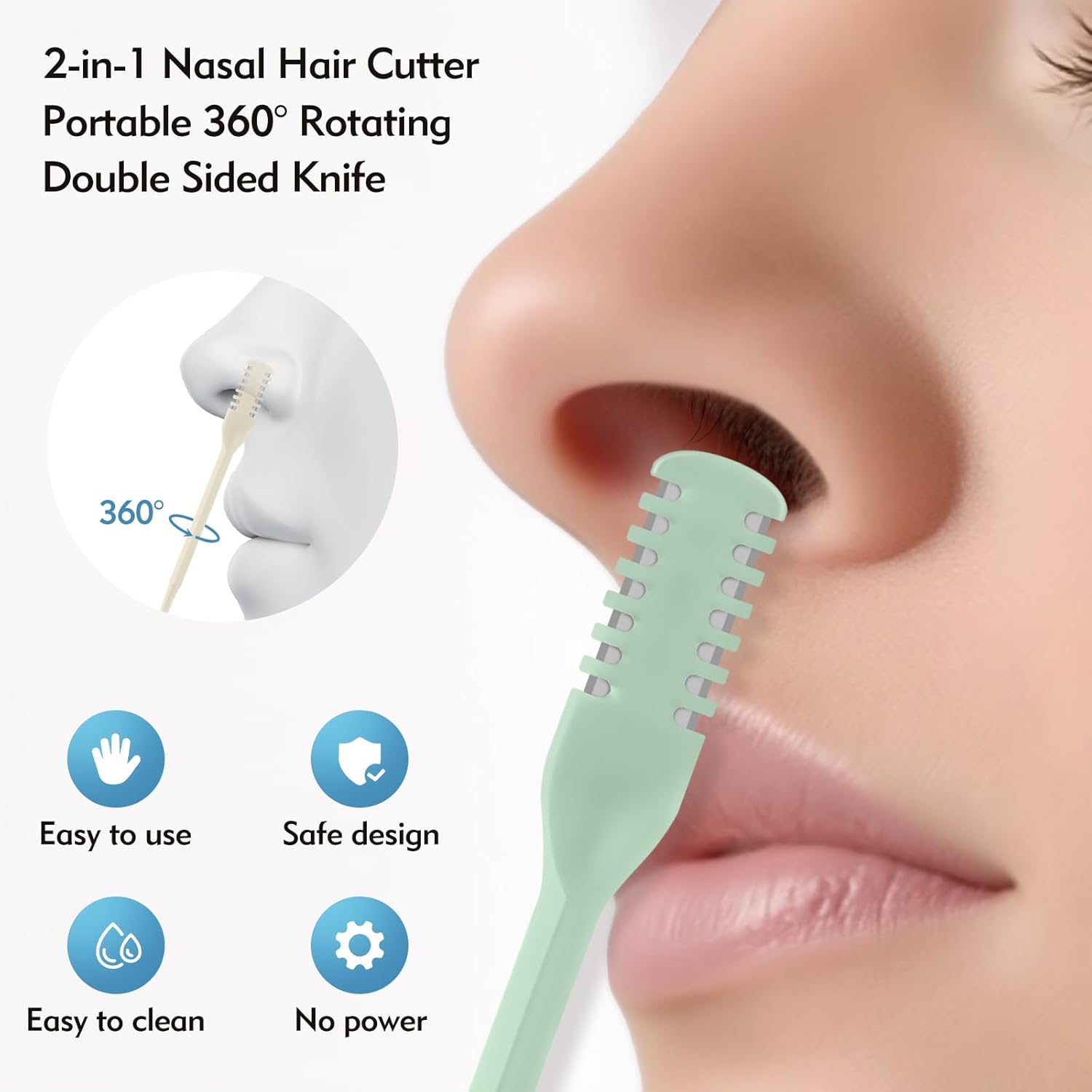 5/20/50 Peças Cortador Nasal 2 - Men'S Grooming Haircut avaliação e preço