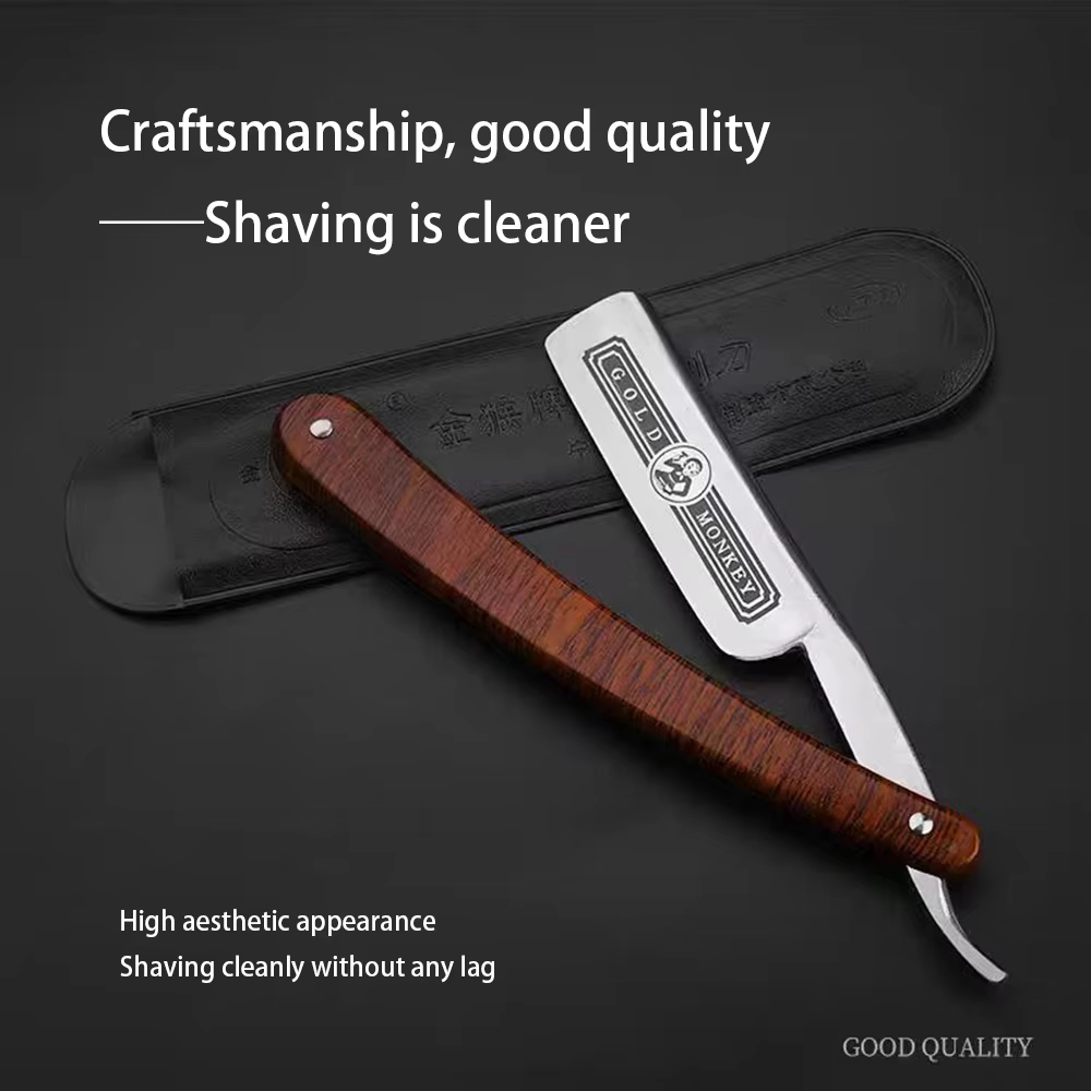 Navalha de barbeiro de borda r - Straight Razor Safety avaliação e preço