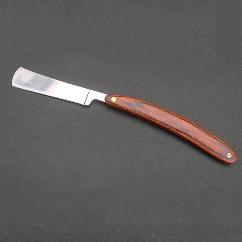 Cabo de madeira vintage borda  - Straight Razor Safety avaliação e preço